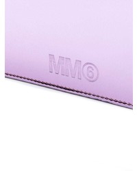 Pochette en cuir violet clair MM6 MAISON MARGIELA