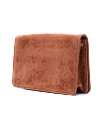 Pochette en daim rose Lancaster