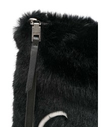 Pochette en fourrure noire Givenchy