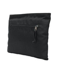 Pochette en toile imprimée noire Balenciaga