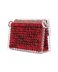 Pochette en toile rouge 0711