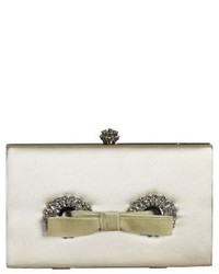 Pochette en velours blanche