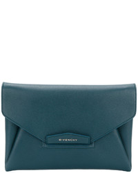 Pochette géométrique bleu canard Givenchy