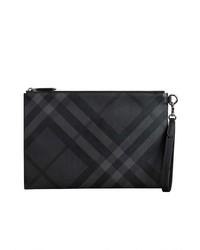 Pochette gris foncé Burberry