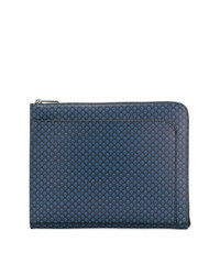 Pochette imprimée bleue