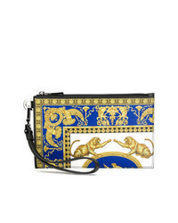 Pochette imprimée dorée