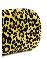 Pochette imprimée léopard jaune Marni