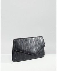 Pochette imprimée serpent noire Asos