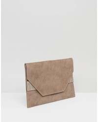 Pochette marron clair Lavand