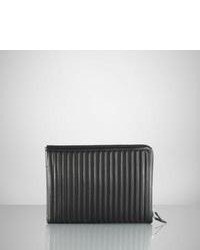 Pochette matelassée noire