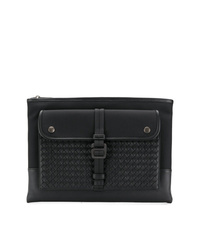 Pochette noire Bottega Veneta