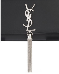 Pochette noire Saint Laurent