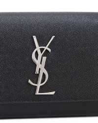 Pochette noire Saint Laurent