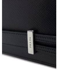 Pochette noire Prada