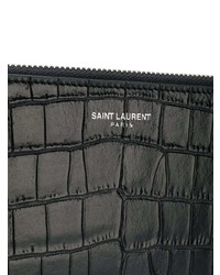 Pochette noire Saint Laurent