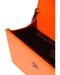 Pochette orange Jimmy Choo