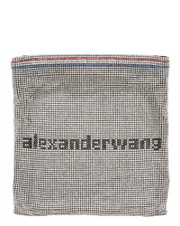 Pochette pailletée argentée Alexander Wang