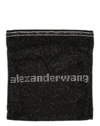 Pochette pailletée noire Alexander Wang