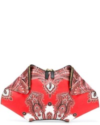 Pochette rouge Alexander McQueen