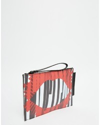 Pochette rouge Lulu Guinness