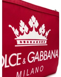 Pochette rouge Dolce & Gabbana