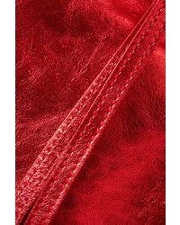 Pochette texturée rouge Ann Demeulemeester