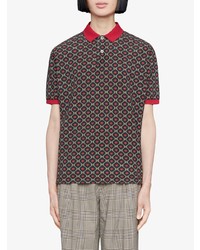 Polo à étoiles multicolore Gucci