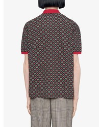 Polo à étoiles multicolore Gucci