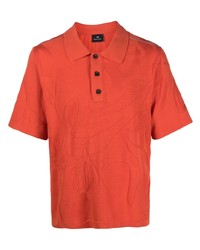 Polo à fleurs orange PS Paul Smith