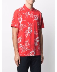 Polo à fleurs rouge Polo Ralph Lauren