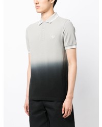 Polo à rayures horizontales beige Fred Perry