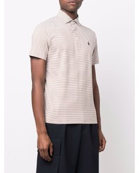 Polo à rayures horizontales beige Polo Ralph Lauren