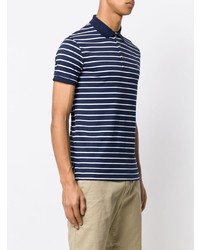 Polo à rayures horizontales bleu marine et blanc Polo Ralph Lauren