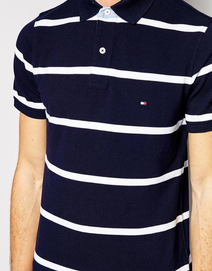 POLO TOMMY HILFIGER BLEU MARINE