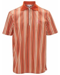 Polo à rayures verticales orange JW Anderson