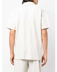 Polo beige Homme Plissé Issey Miyake