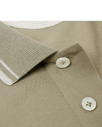 Polo beige Brunello Cucinelli