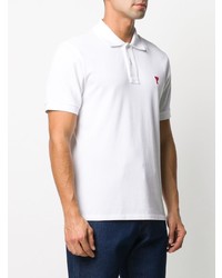 Polo blanc Ami Paris