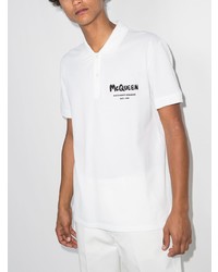 Polo blanc Alexander McQueen