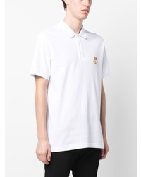 Polo blanc Moschino