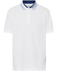 Polo blanc Burberry