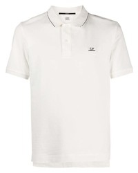 Polo blanc C.P. Company