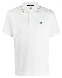 Polo blanc C.P. Company