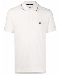 Polo blanc C.P. Company