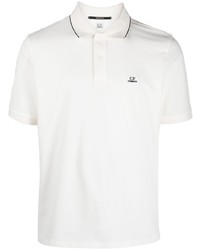 Polo blanc C.P. Company