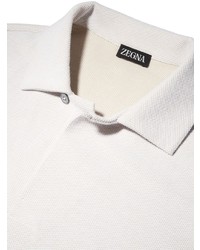 Polo blanc Zegna