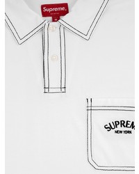 Polo blanc Supreme