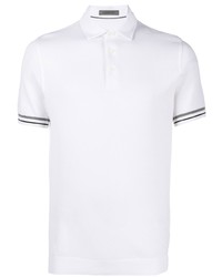 Polo blanc Corneliani