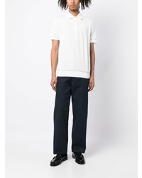 Polo blanc Brioni