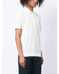 Polo blanc Brioni